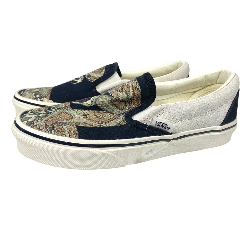 Vans Desert Cobra Snake Low Slip On Shoes Womens 5 Skater Grunge Y2K Reptile Mob - Picture 5 of 11